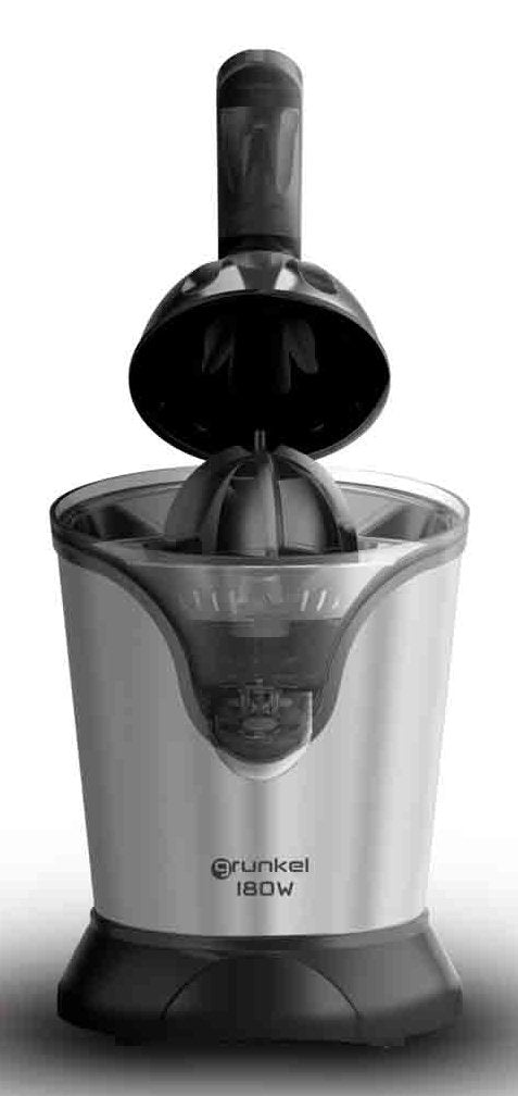 EAN 8426156015675 - Grunkel XP-200PAD exprimidor Licuadora centrífuga 180 W Negro, Acero inoxidable imagen 1