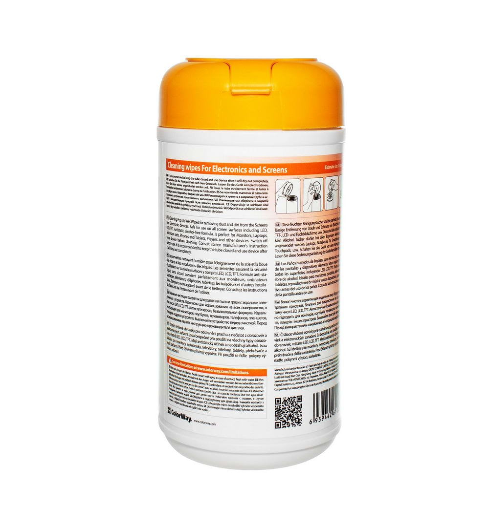 Colorway Toallitas De Limpieza 100 Pcs Cw-1071