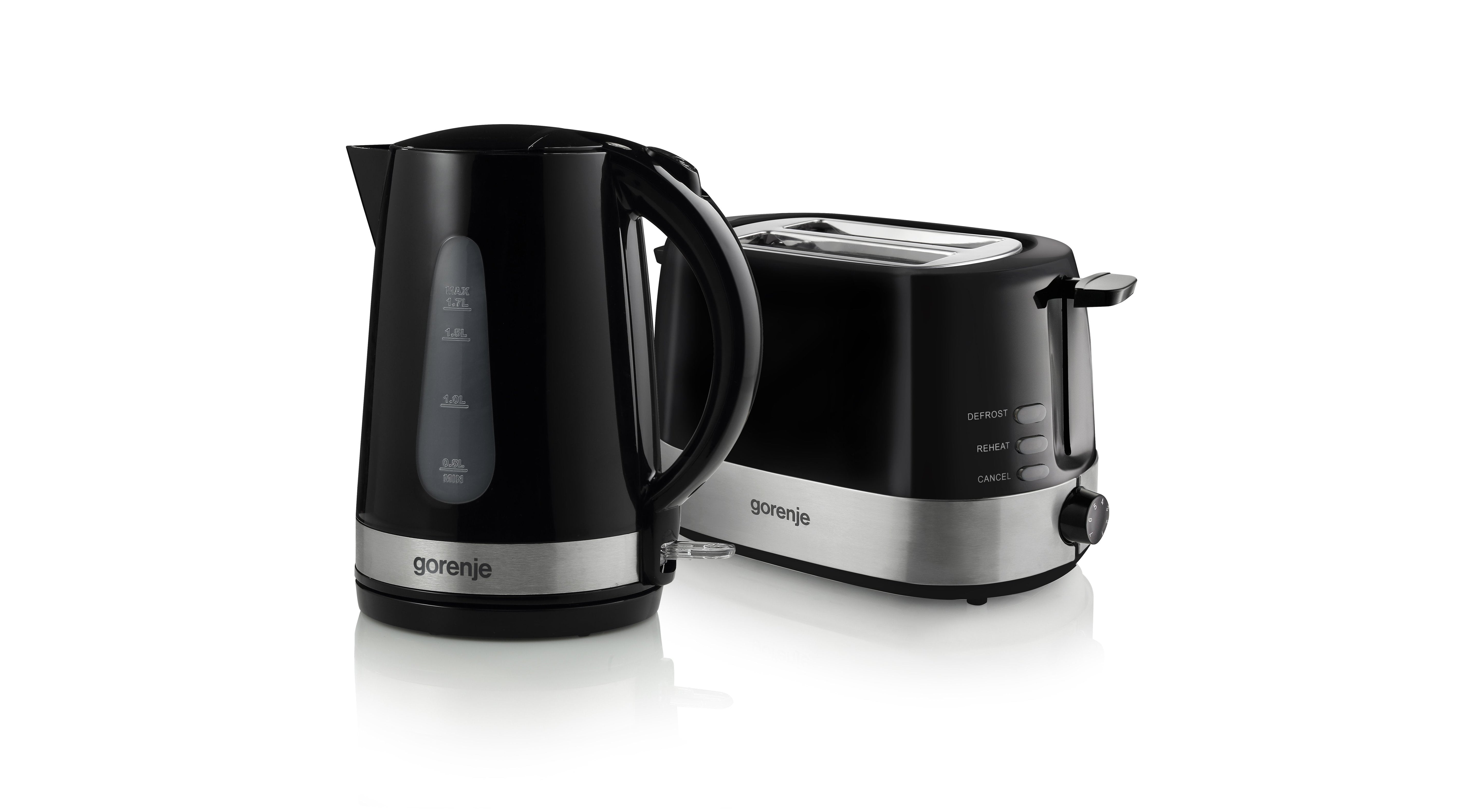 Hervidor Gorenje K17bk, Eléctrico, 1,7 L Potencia 2200 W, Material Plástico, Negro