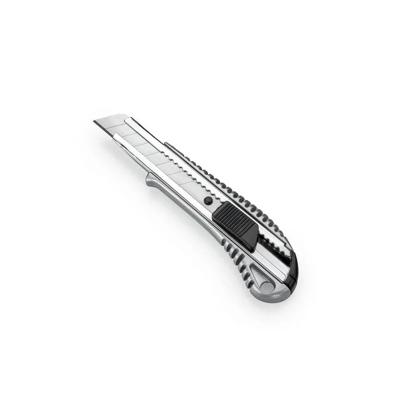 Dahle 10885 Profesional Cuter Con Cuchilla De 18mm - Cuerpo Metalico - Mecanismo Automatico De Bloqueo - Guia Metalica