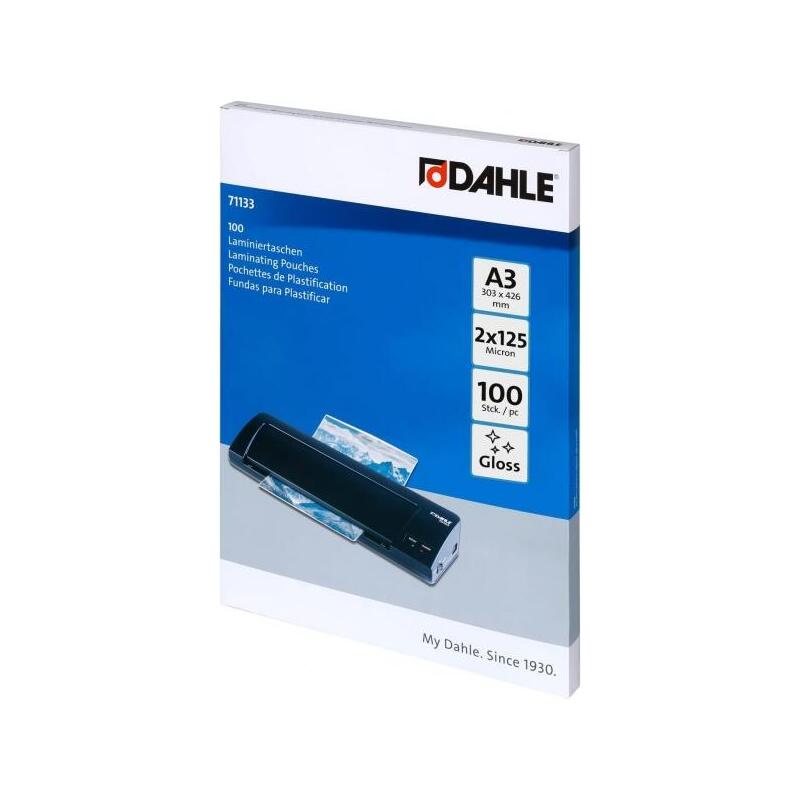 Dahle Fundas Para Plastificar A3 71133compatible Con Equipos De Cualquier Fabricantesellado Por Ambos Lados Para Una Protección Duradera De La Suciedad, La Humedad, El Viento Y Los Agentes Climáticosconserva La Calidad De Color De Las Fotos