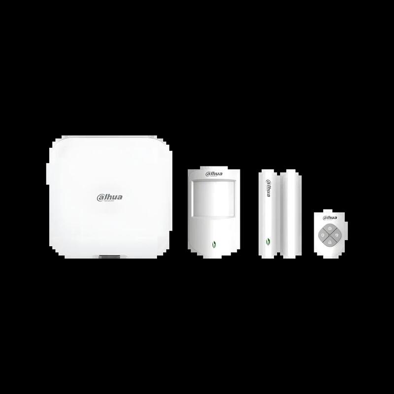 Dahua-5317n Kit De Alarma Vía Radio Dahua Con Ethernet, Wi-Fi, 4g Y Verificación Por Vídeo