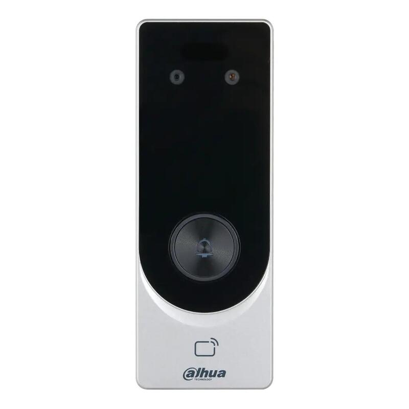 Dahua Asi3103f-Mew Lector Autónomo Con Cámara 2mp Dual-Lens Facial+Tarjeta(13.56mhz/125khz)+Remoto+Qr+Bluetooth Ip65