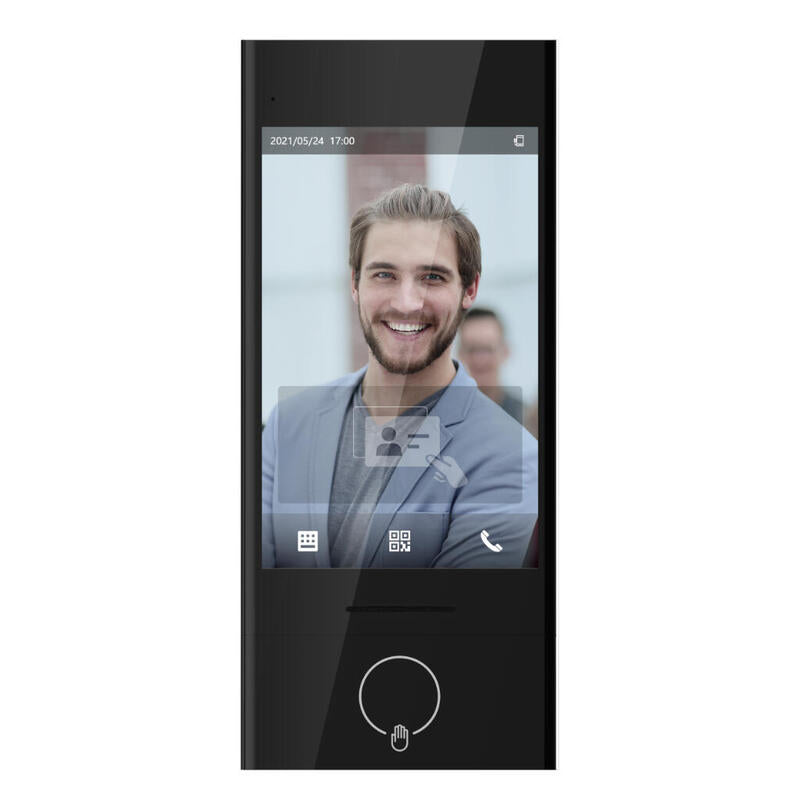 Dahua Asi8216da-W Lector Autónomo Lcd 8" Táctil De Reconocimiento Facial+Pin+Tarjeta+Qr+Venas De La Palma Wifi 2.4ghz Ip65