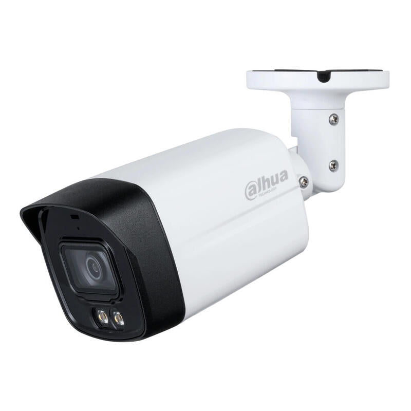 Dahua Hac-Hfw1239tlm-Il-A-0280b Tubular Hdcvi 4en1 2m 1080p Full Color Wdr Iluminación Dual Led40m/Ir40m 2.8mm Ip67 Mic