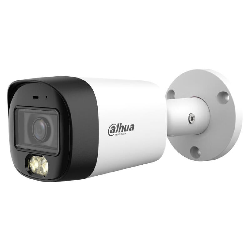 Dahua Hac-Hfw1500rm-Il-A-0280b-S3 Tubular Hdcvi 4en1 5m Iluminación Dual Led30m/Ir30m 2.8mm Ip67 Mic