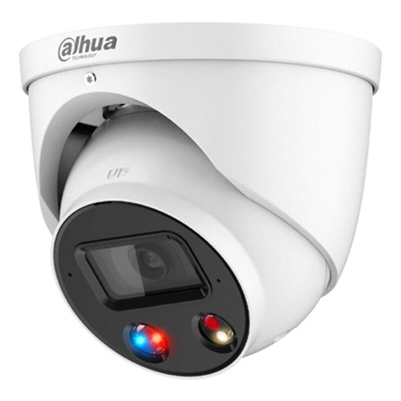 Dahua Ipc-Hdw3449h-As-Pv-0280b-S5 Domo Ip Tioc 3.0 H265 4m Wdr Iluminación Dual Led30m/Ir30m 2.8mm Ip67 Poe Mic Audio E/S Ai