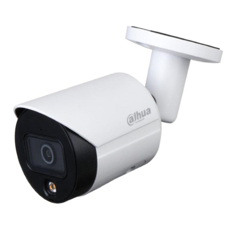 Dahua Ipc-Hfw2239s-Sa-Led-0360b-S2 Tubular Ip H265 2m Full Color Wdr Led30m 3.6mm Ip67 Poe Sd Mic