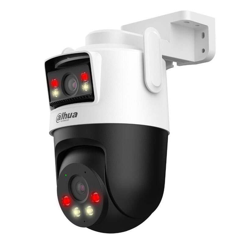 Dahua Ipc-Wpt1339dd-Sw-3e2-Pv P3d-3f-Pv - Cámara Pt Ip Dual-Lens 3m+3m H265 Iluminación Dual Led20m/Ir30m Ip66 Wifi Mic/Altavoz Ai