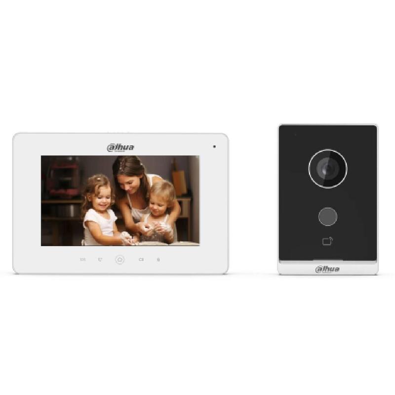 Dahua Ktw01-S2 Kit Videoportero Ip Wifi Exterior De Superficie + Monitor Wifi Interior