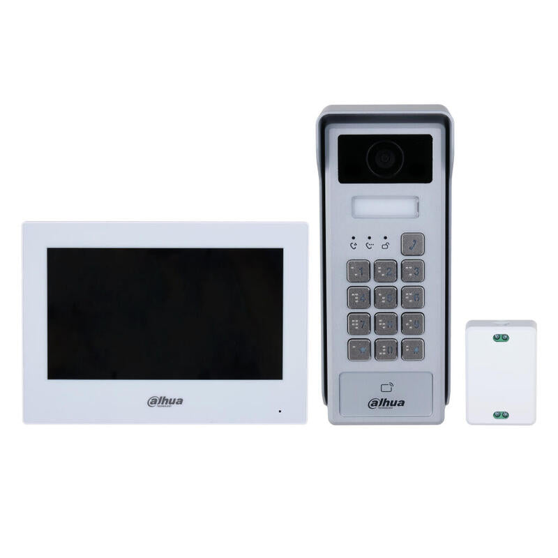 Dahua Ktx03 Kit Videoportero Híbrido Wifi / 2-Hilos Ip Exterior Para Superfície + Monitor Interior