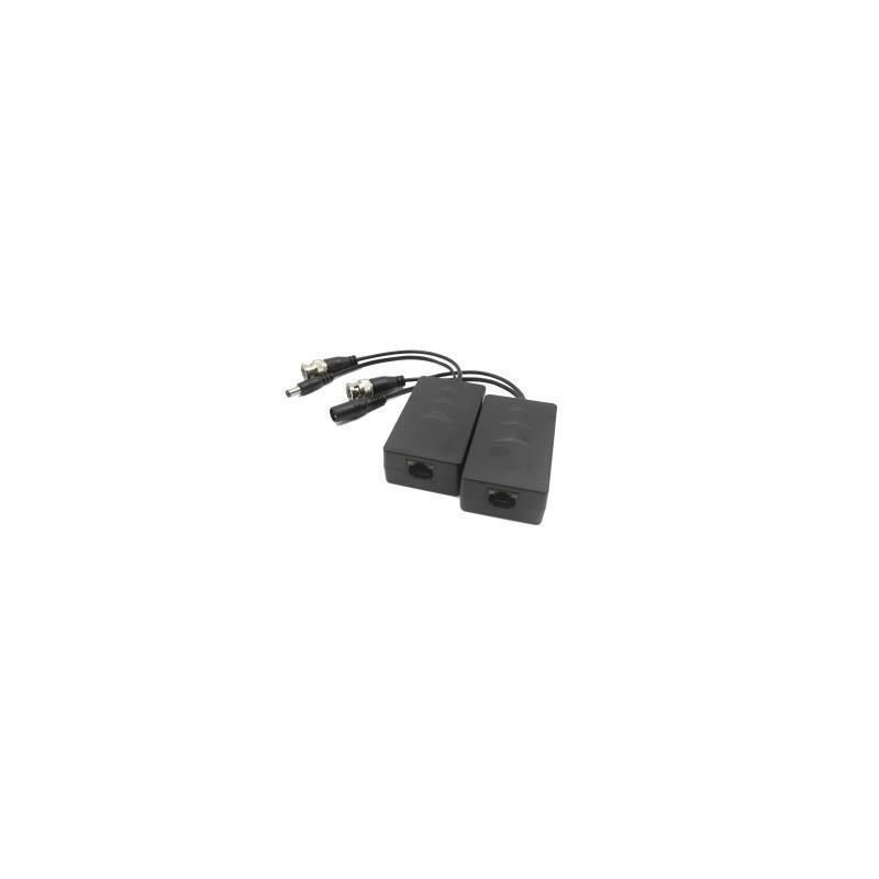 Dahua Pfm801-4mp Kit Conversor Utp Vídeo+Alimentación Larga Distancia Para Hdcvi/Tvi/Ahd Hasta 4mp Con Rj45 (2 Uds)