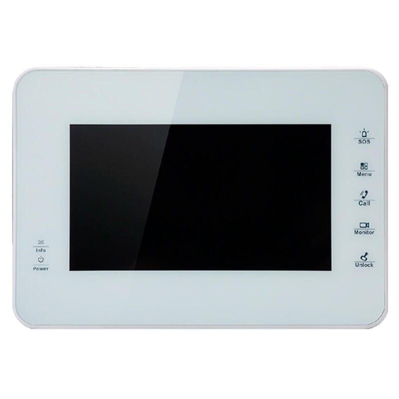 Dahua Vth1560bw Monitor Interior 7" De Superficie Para Videoportero Ip Sd 4gb 8e Alarma Blanco