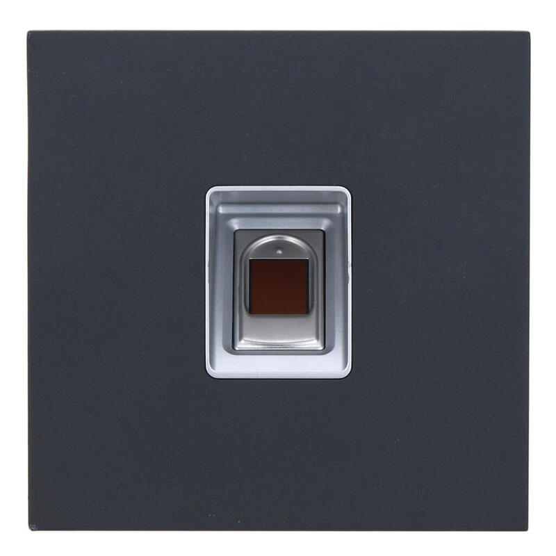Dahua Vto4202fb-Mf Estación Exterior Modular Para Videoportero Ip Con Lector De Huellas Para Series Vto4202fb-X. Color Negro