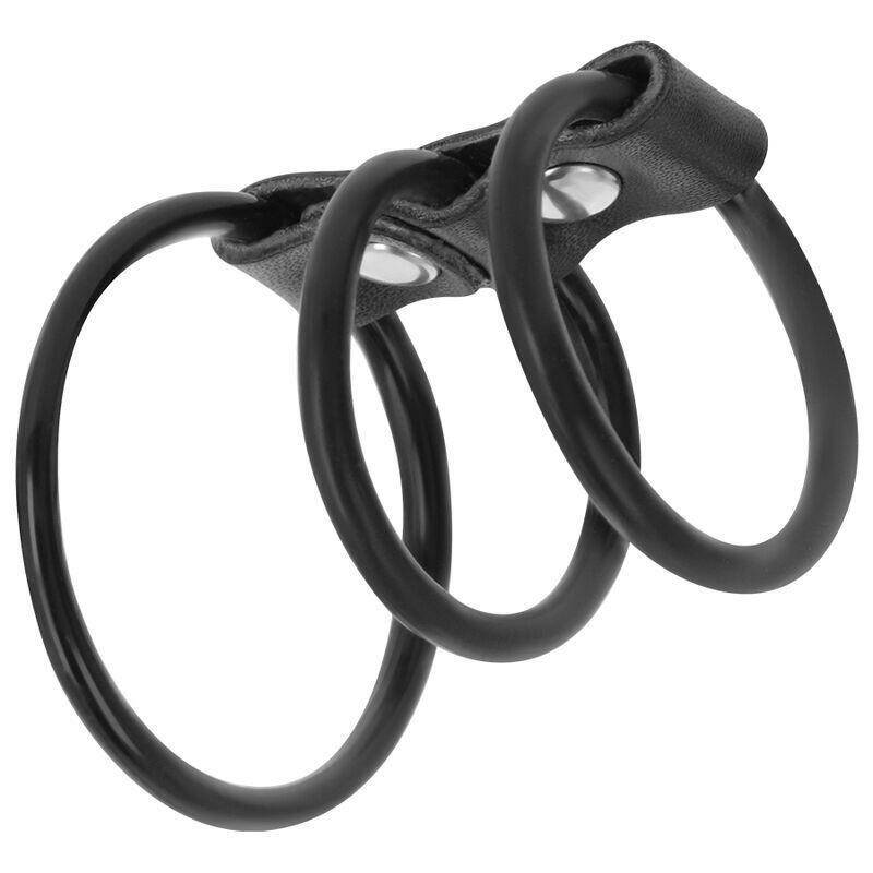 Darkness - Set De 3 Anillas Pene Flexible