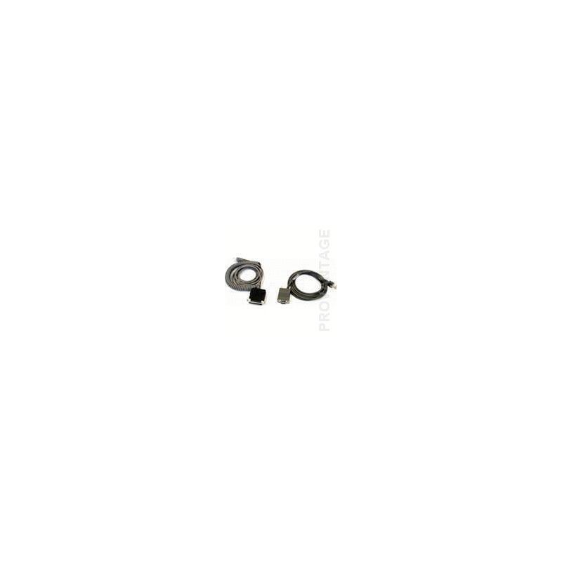 Datalogic Cab-408 Rs-232 Pwr Coil 9-Pin Fem Cable De Serie Db-9