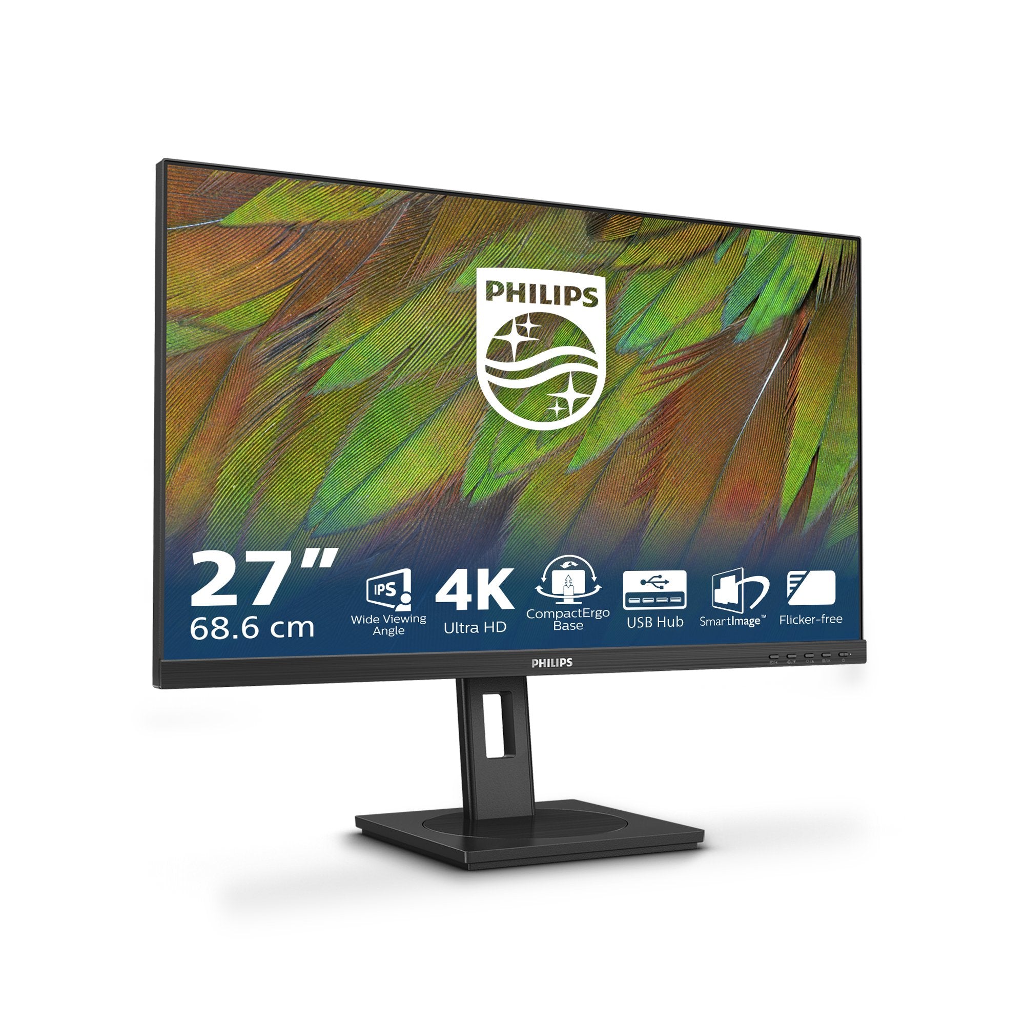EAN 8721038000269 - Philips 3000 series 27B1N3800/00 pantalla para PC 68,6 cm (27") 3840 x 2160 Pixeles 4K Ultra HD LCD Negro imagen 3