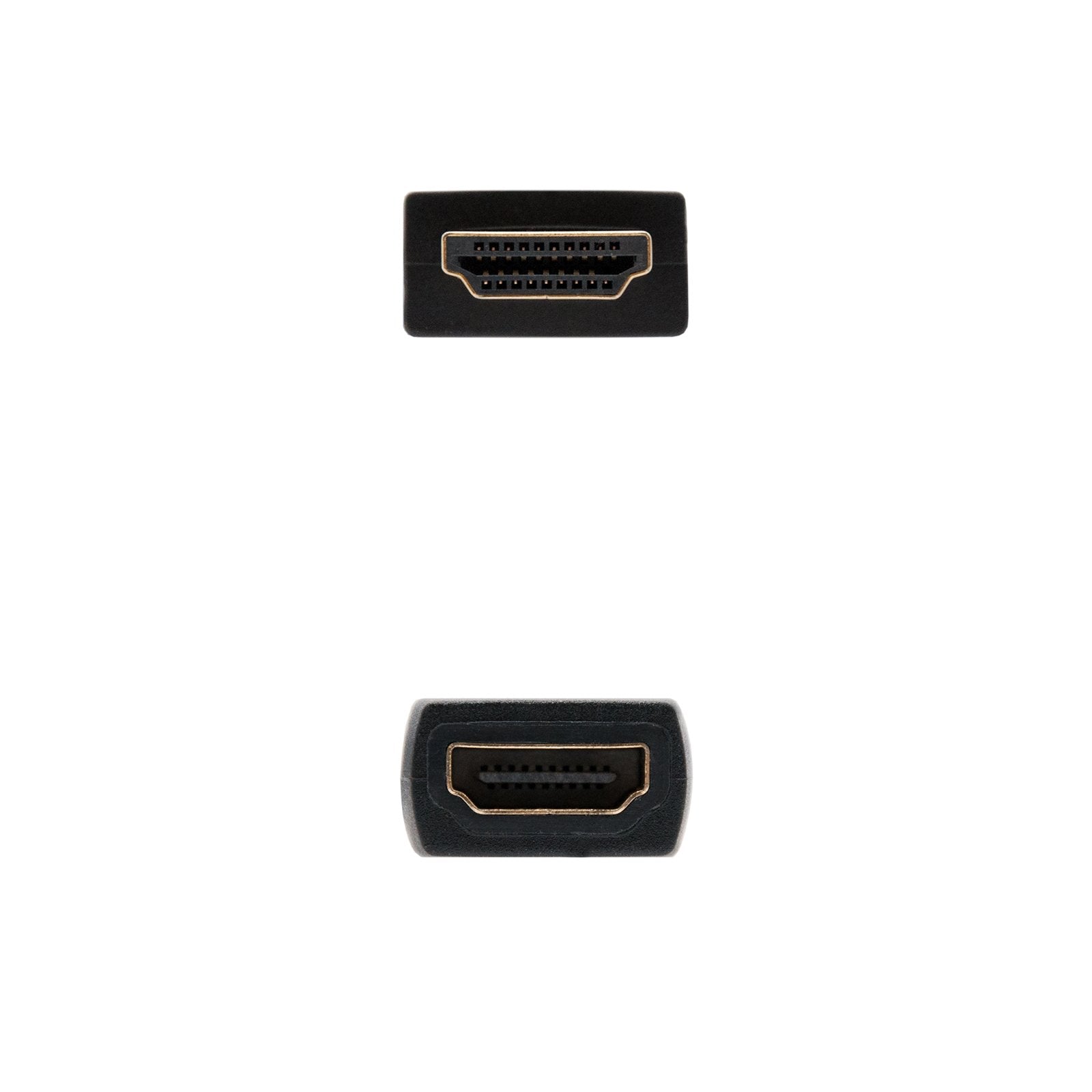 Nanocable Cable Hdmi 2.0 Prolongador A/M-A/H - 1.0m - Negro