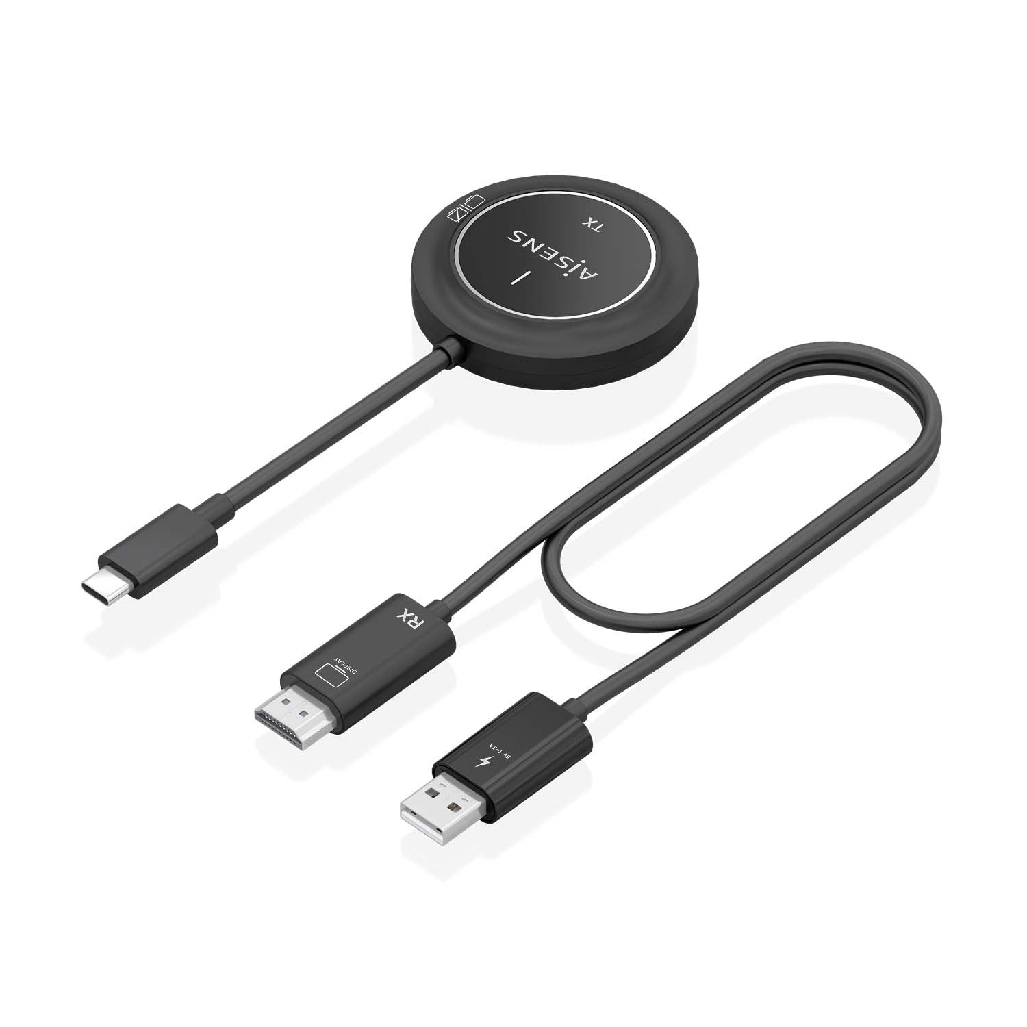 Aisens Usb-C A Hdmi Inalambrico 1080p 30m, Negro