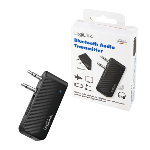 Logilink Transmisor De Audio Inalámbrico Bluetooth 5.1 7m Negro