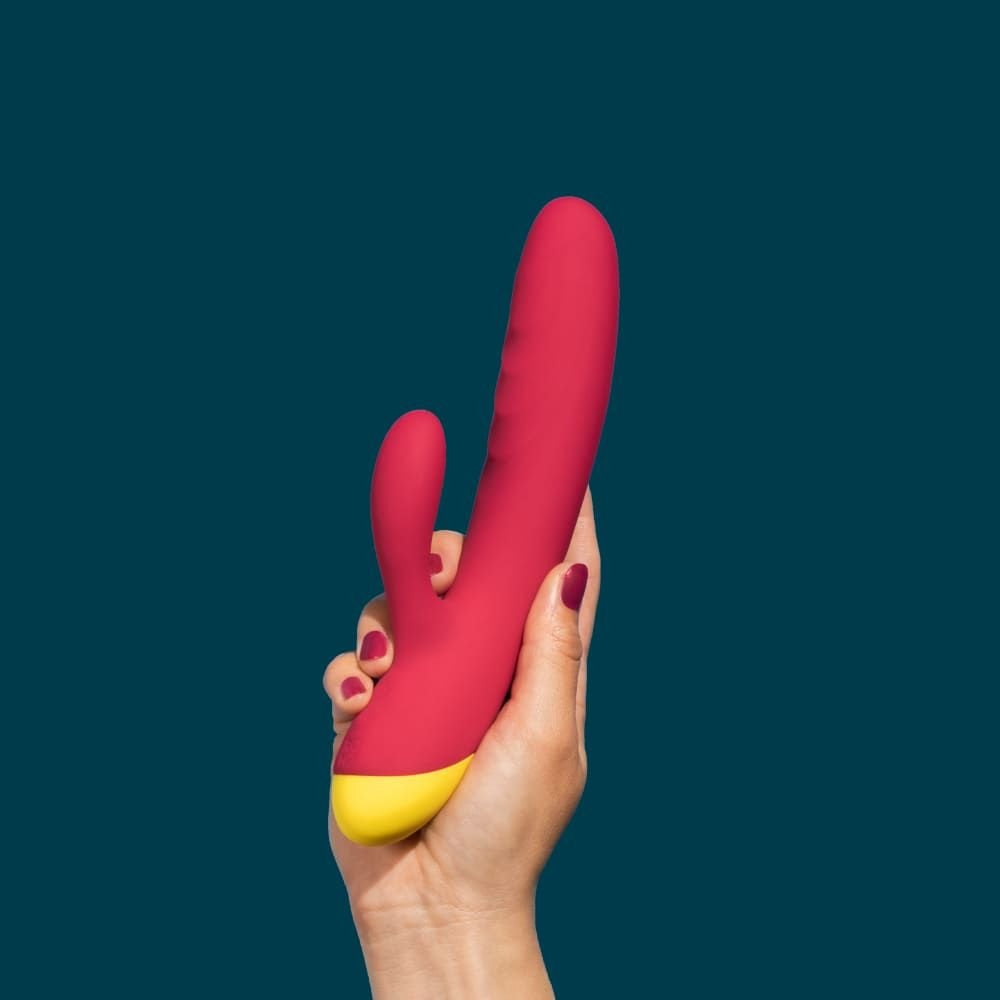 Romp - Jazz Vibrador Rabbit Recargable Rojo