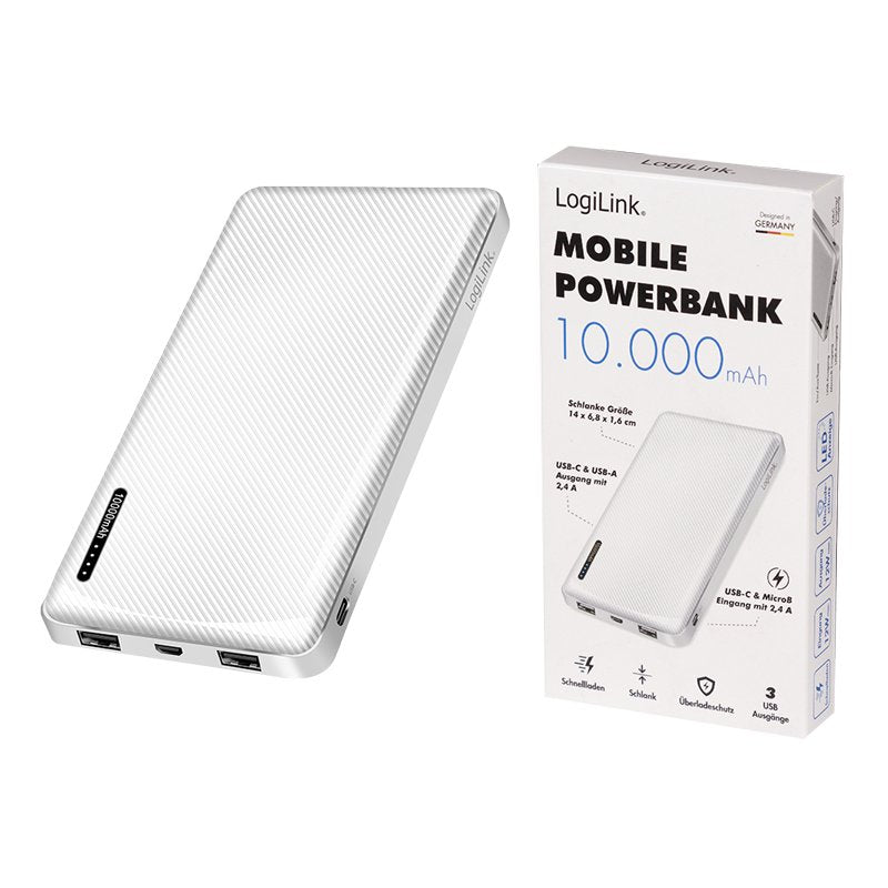 EAN 4052792074024 - LogiLink PA0328WRF batería externa 10000 mAh Blanco imagen 10
