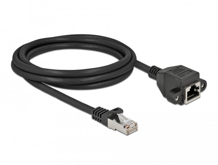 Delock 87001 Cable De Red Negro 1 M Cat6a S/Ftp (S-Stp)