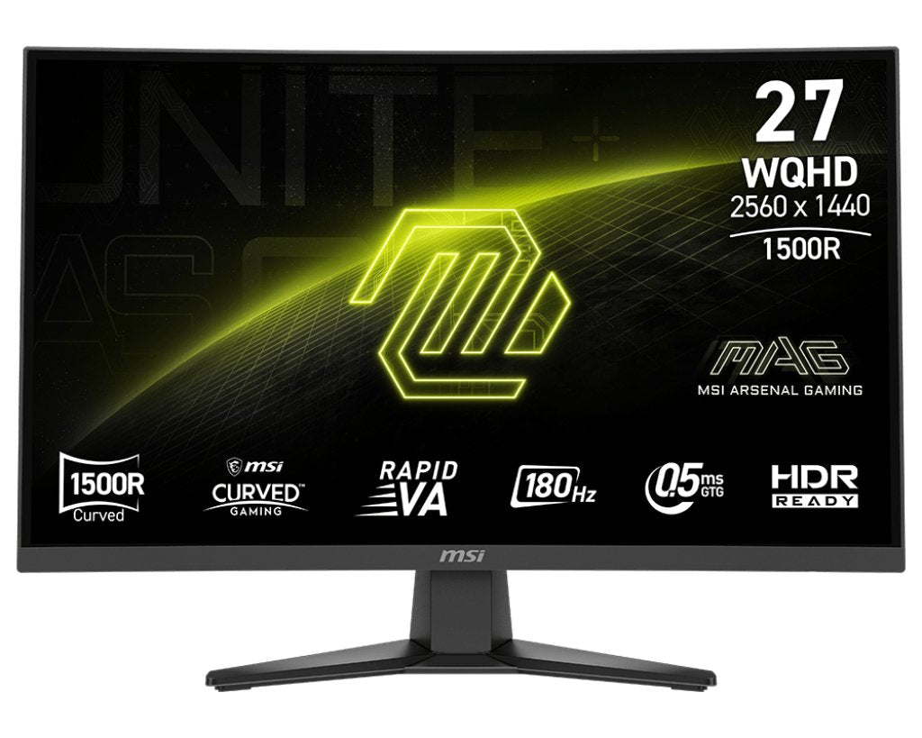 EAN 4711377289580 - MSI MAG 275CQFDE E18 pantalla para PC 68,6 cm (27") 2560 x 1440 Pixeles Wide Quad HD Negro imagen 1