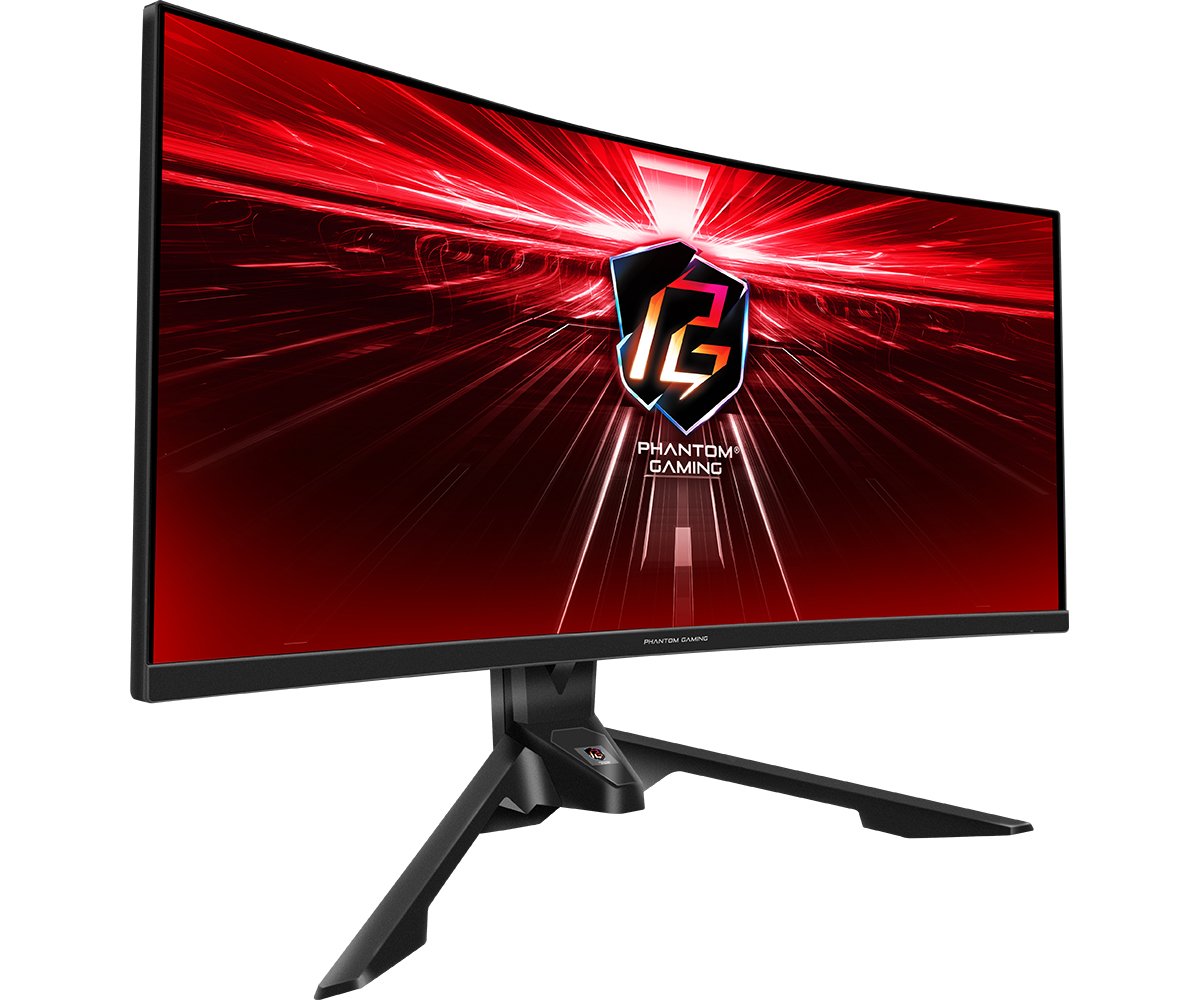 Monitor Asrock Pg34wq15r3a 34" Va 4k 165hz Freesync Premium Curvo 90lxa010-A0e3a0v
