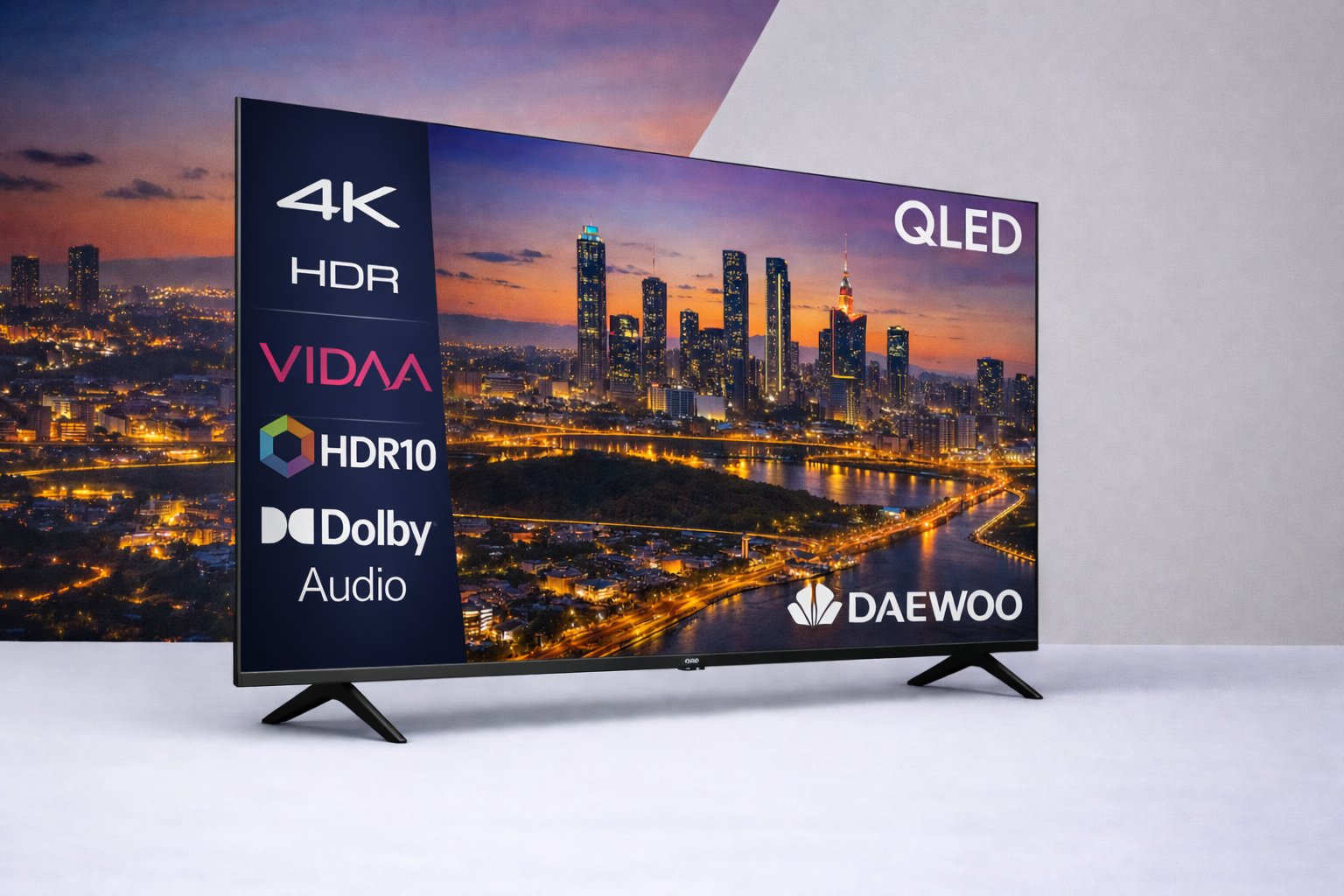 Televisor Daewoo 55 " Qled 4k Uhd 55vb56qv Smart Tv