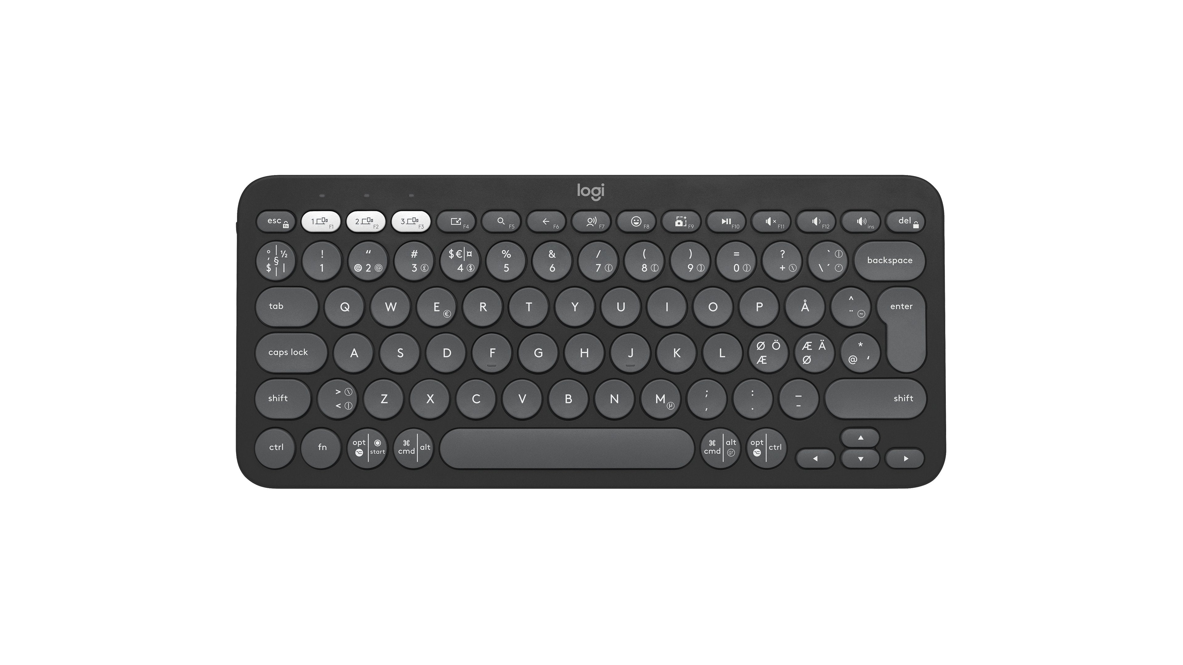 EAN 5099206111394 - Logitech 920-011879 teclado Universal Bluetooth QWERTY Nórdico Grafito imagen 1