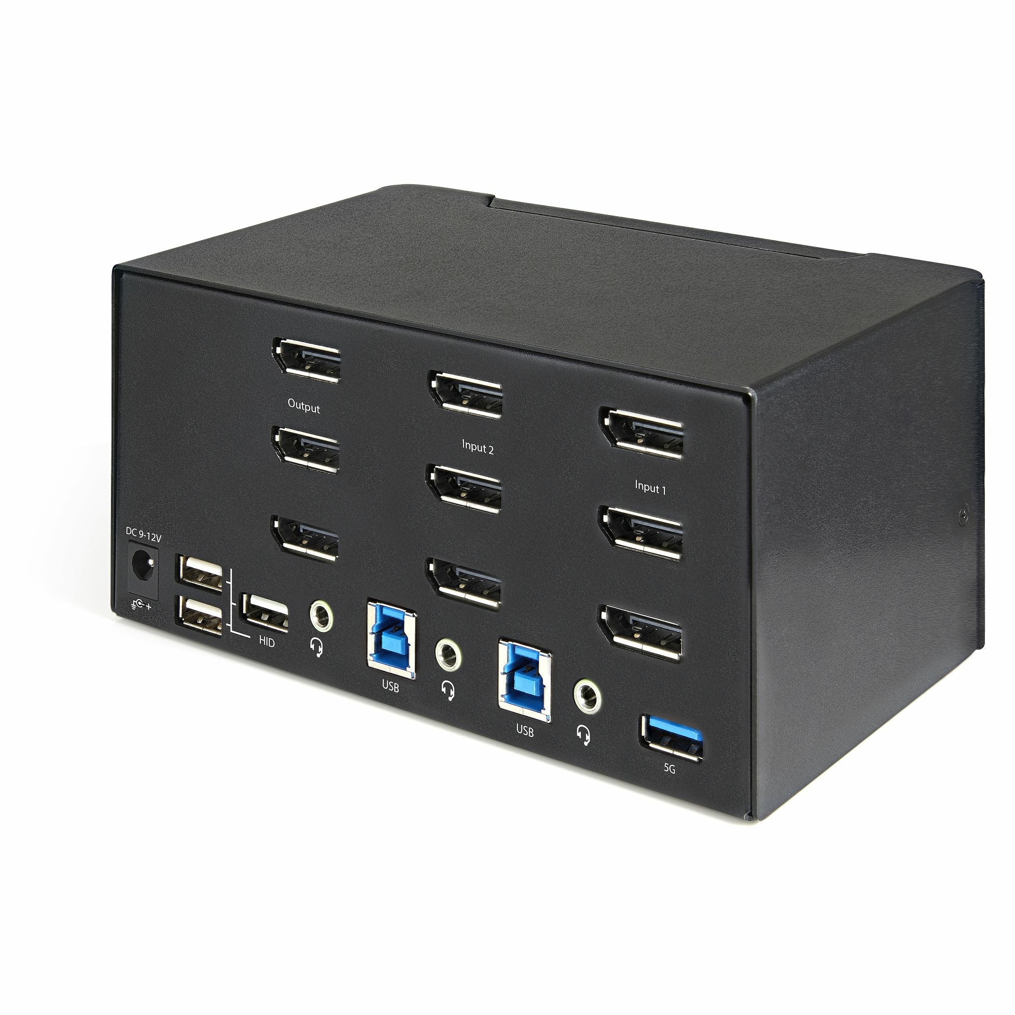 Kvm Startech 2 Port Triple Monitor Dp Switch 4k 60hz, Dp 1.2, 4x Usb 2.0