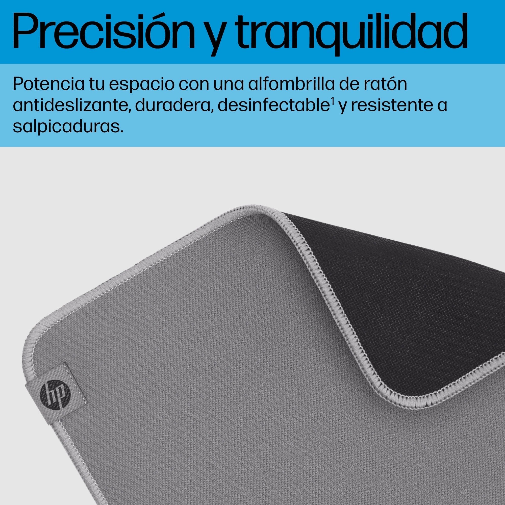 EAN 0197498446769 - HP 100 Sanitizable Mouse Pad Gris imagen 7