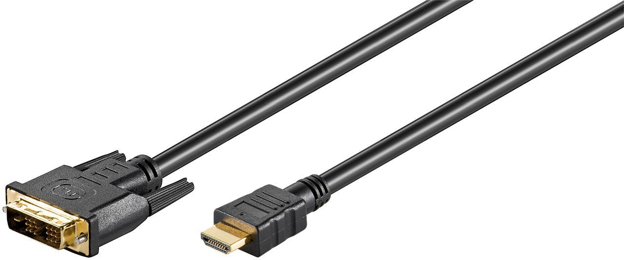 Goobay Cable Dvi-D 18+1 Hdmi A M/M 1m Negro