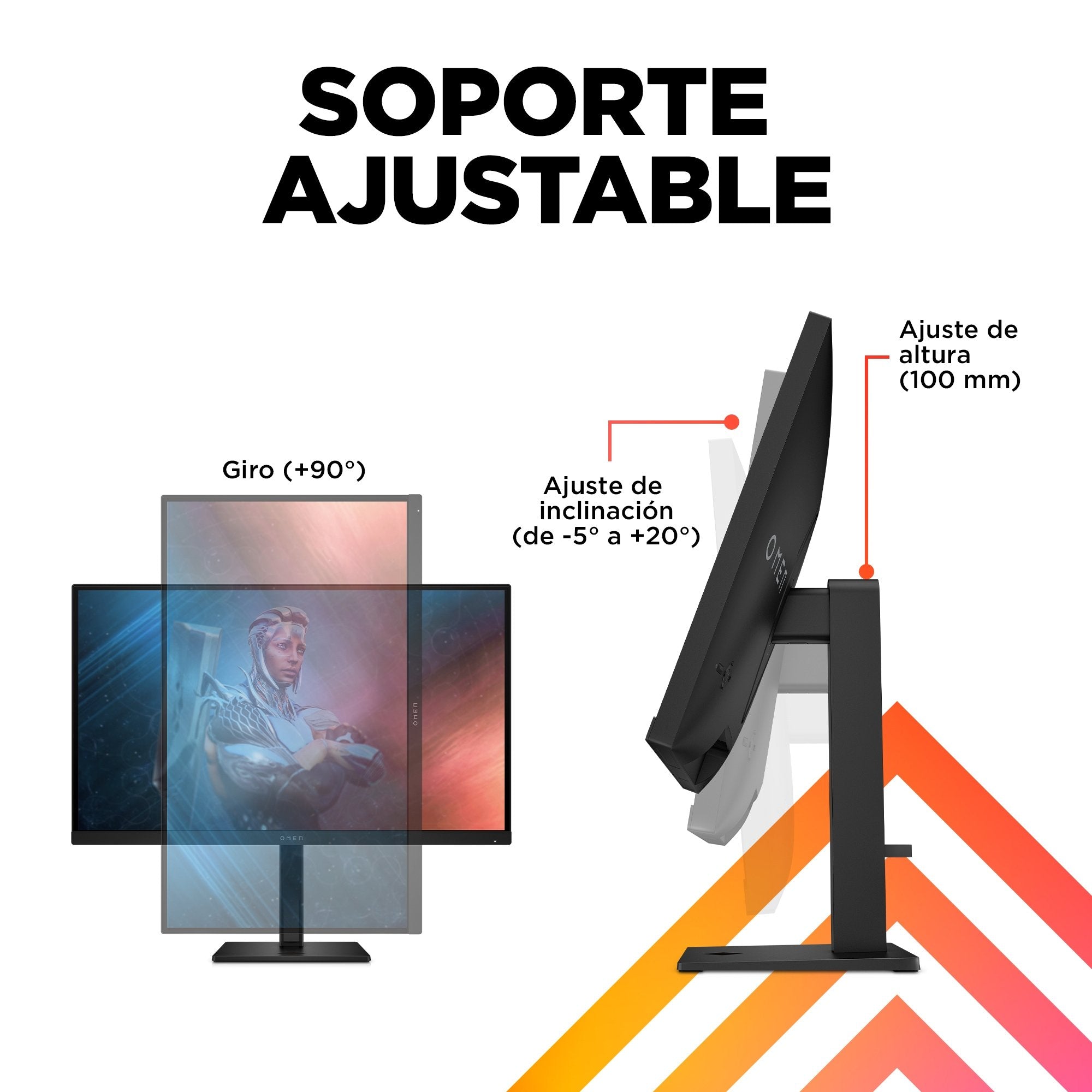 EAN 0197029615145 - OMEN by HP 27 inch FHD 165Hz Gaming Monitor - OMEN 27 pantalla para PC 68,6 cm (27") 1920 x 1080 Pixeles imagen 11