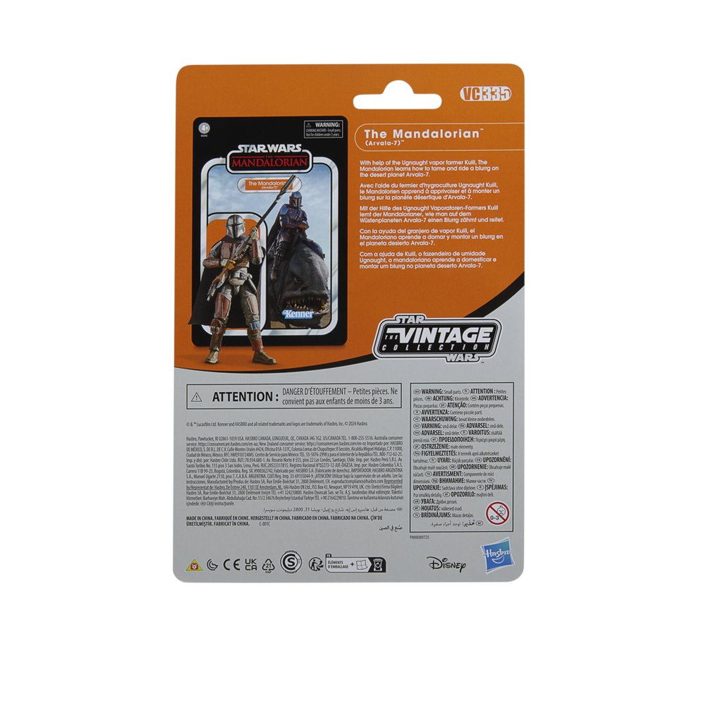 Set 2 Figuras Hasbro Star Wars The Vintage Collection Blurrg & The Mandalorian