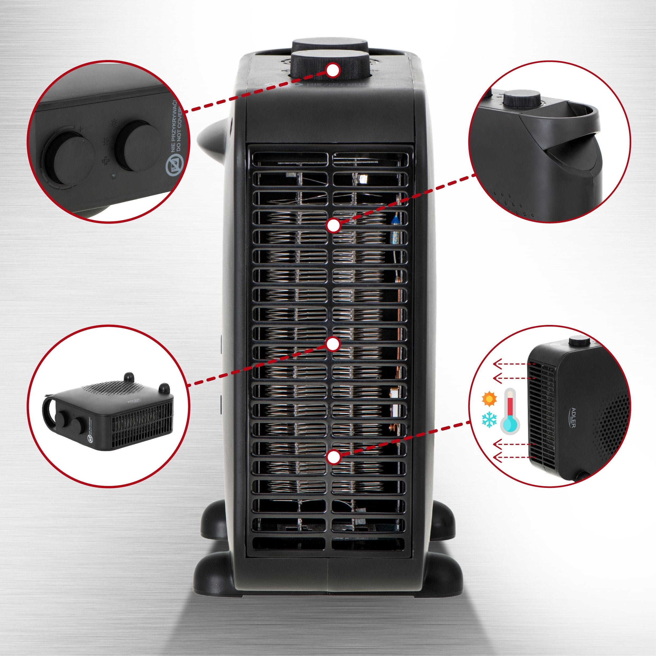 Termowentylator Adler Ad 7725b