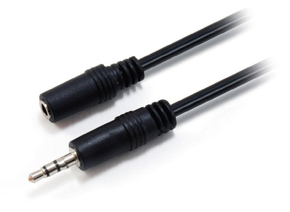 Equip Cable Audio Jack 3.5 (Alargo) M/H 2m Negro 14708207