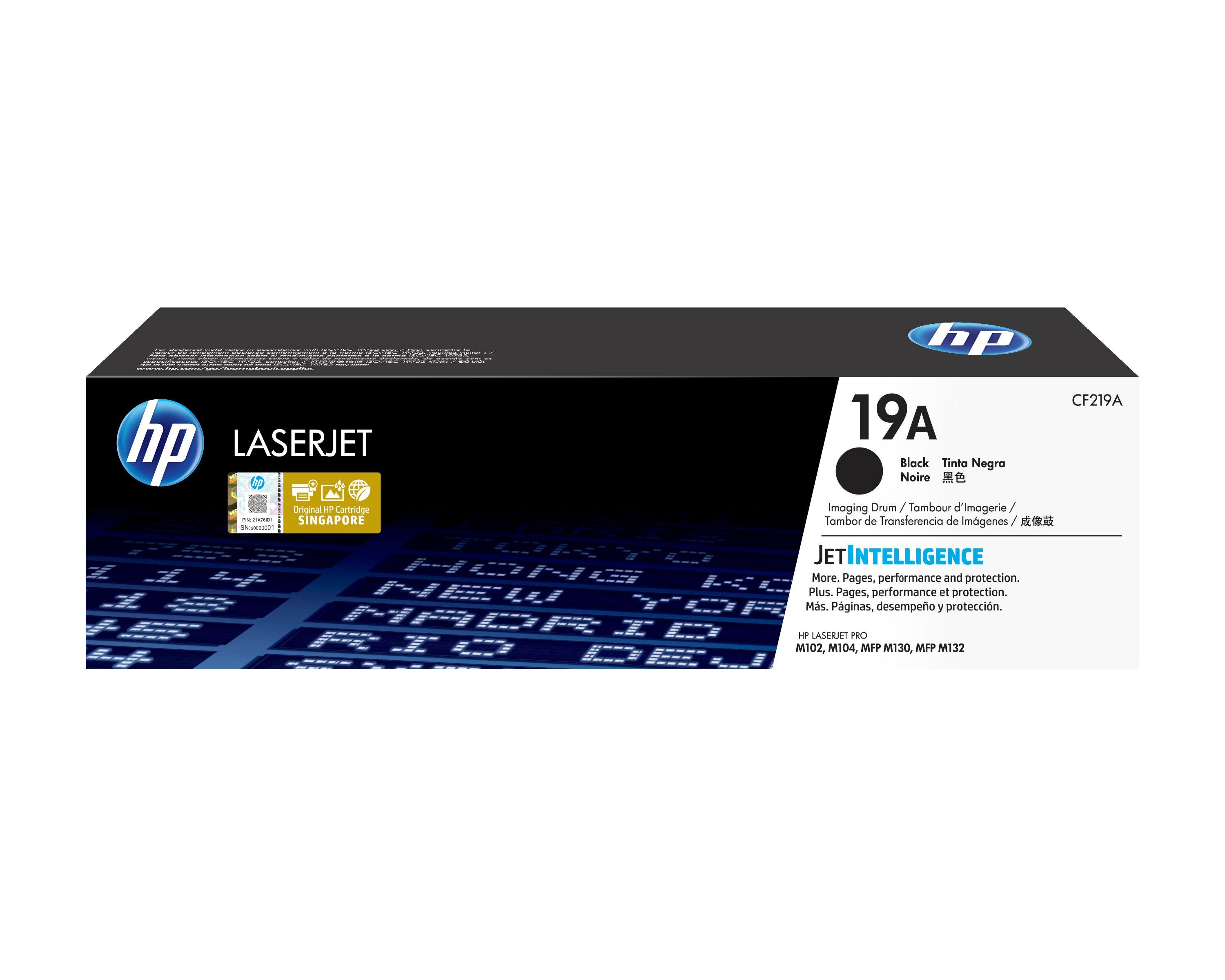 EAN 0889894797421 - HP 19A Original LaserJet Imaging Drum cartucho de tóner 1 pieza(s) Negro imagen 1