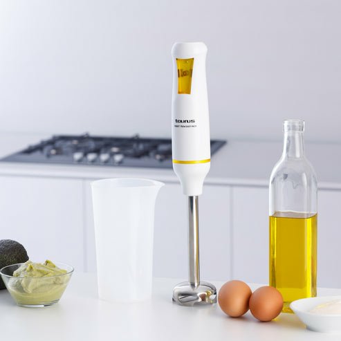 EAN 8414234164032 - Taurus Robot 750 Easy inox 0,5 L Batidora de inmersión 750 W Blanco, Amarillo imagen 8