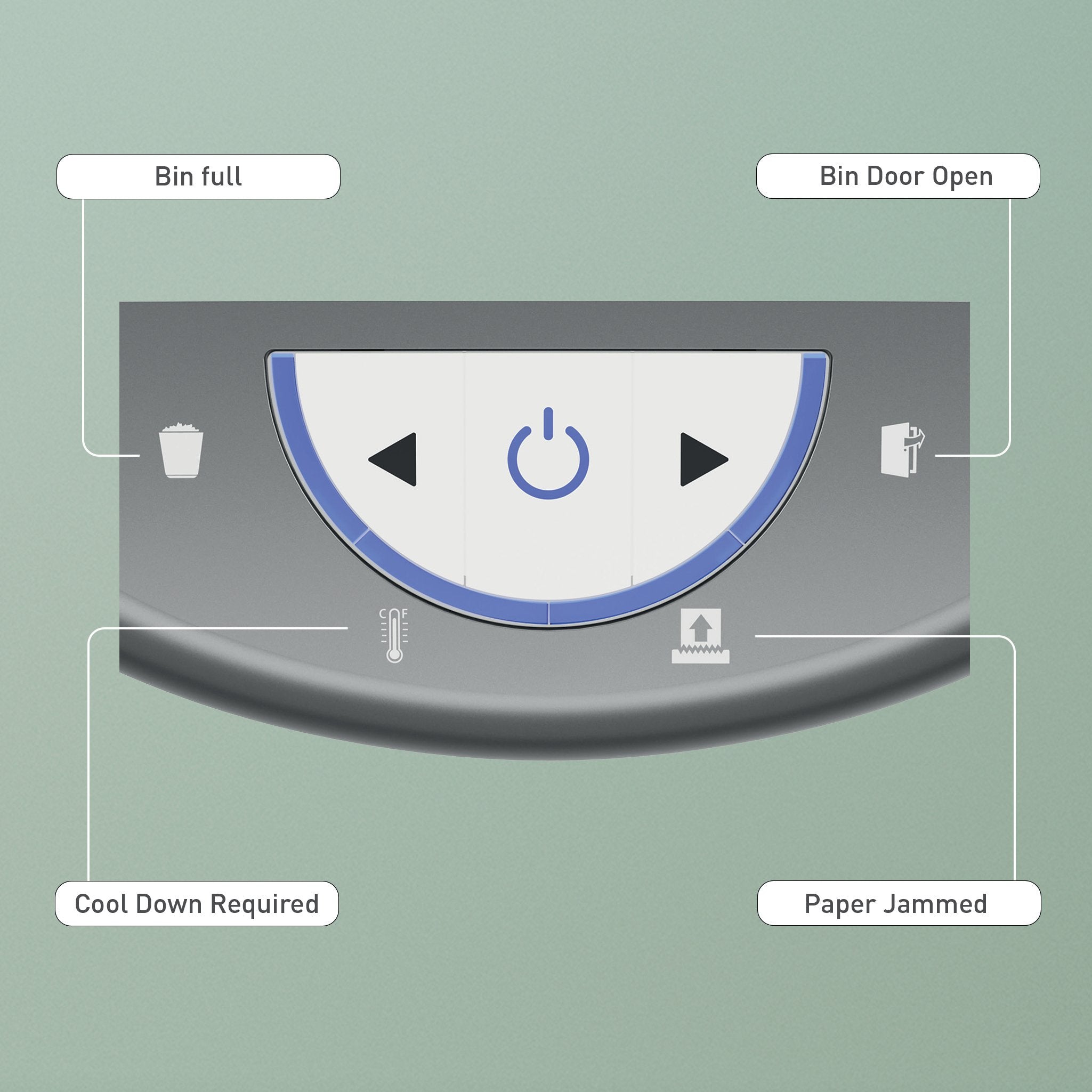 EAN 4002432142415 - Leitz IQ OptiMax Home Office 225 triturador de papel Microcorte 58 dB Gris, Blanco imagen 8