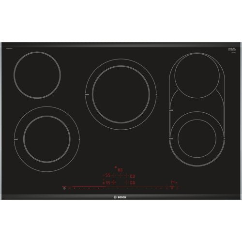 EAN 4242002845043 - Bosch Serie 8 PKM875DP1D hobs Negro, Acero inoxidable Integrado Cerámico 5 zona(s) imagen 1