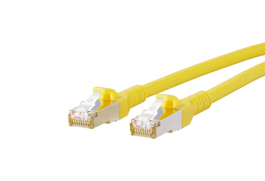 Metz Connect Cable De Red S Ftp Cat.6a Gelb 0,5m