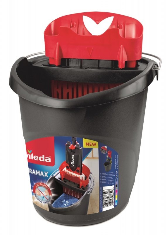 EAN 4023103143890 - Vileda Ultramax Mop Set fregona Seca y húmeda Negro, Rojo imagen 3
