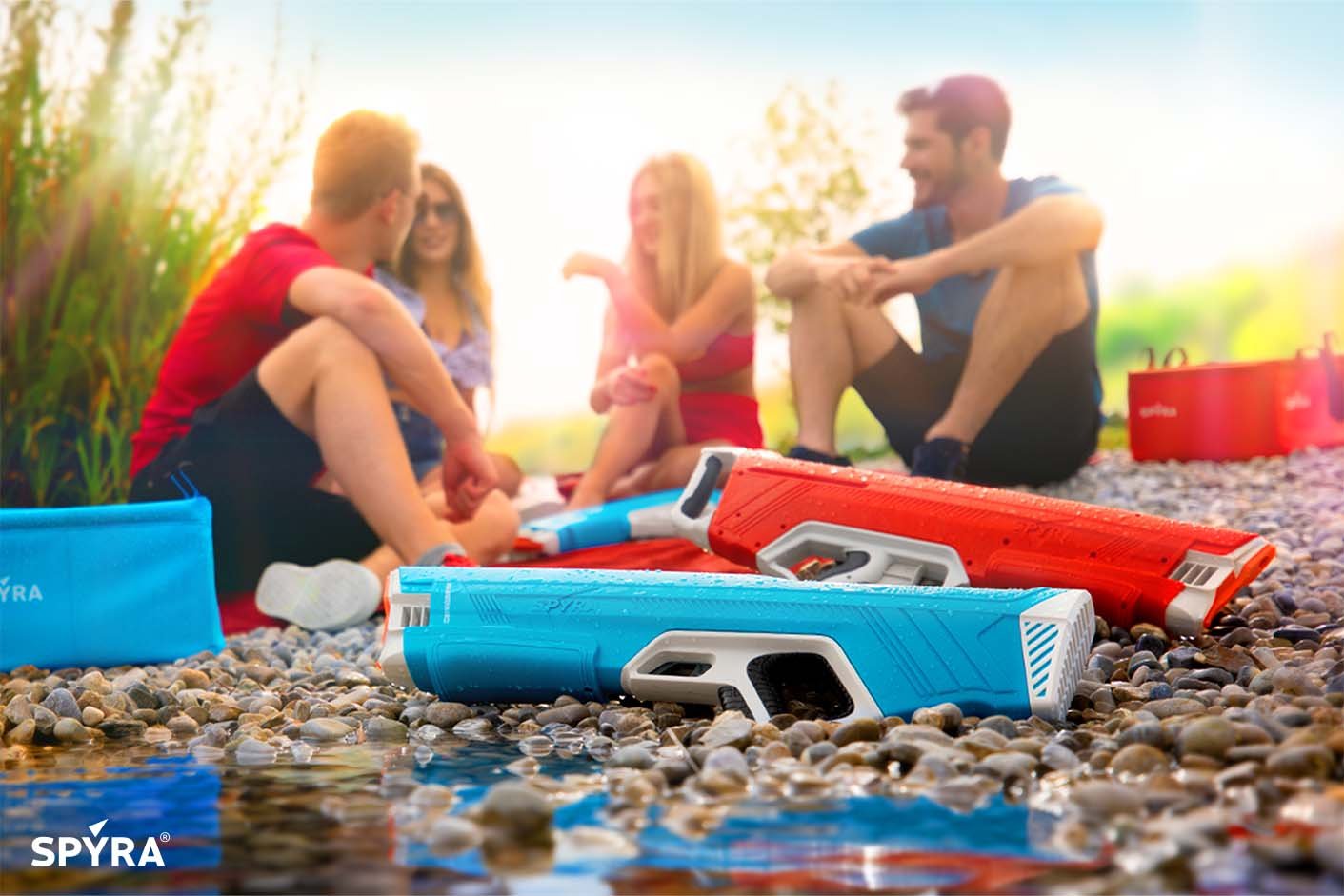 Pistola De Agua Spyra Spyralx, (Azul)