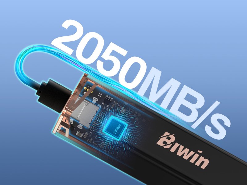 EAN 6955914623033 - Biwin PD2000 2 TB USB Tipo C USB 3.2 Gen 2x2 Azul imagen 14