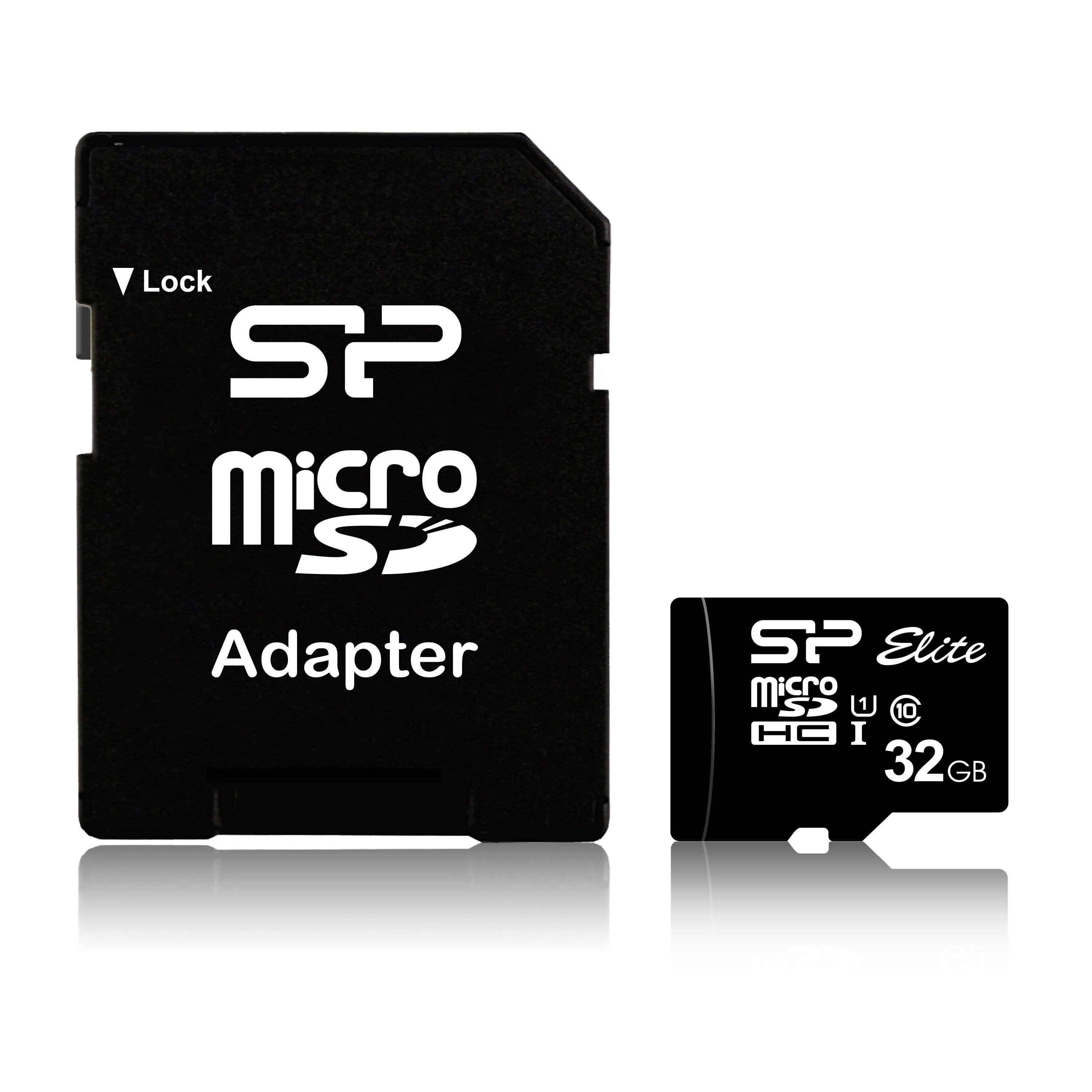 Silicon Power Micro Sd 32gb Clase 10 Uhs-1 Con Adaptador Sp032gbsthbu1v10sp
