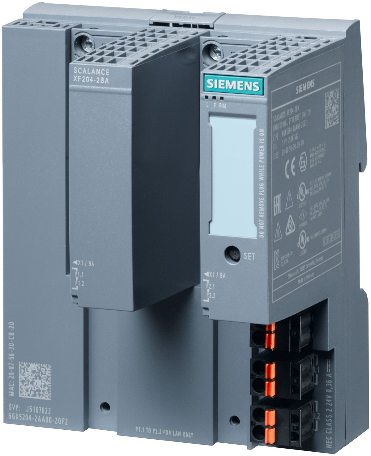 Siemens 6gk5204-2aa00-2gf2 Industrial Ethernet Switch 10 - Switch - 0,1 Gbps