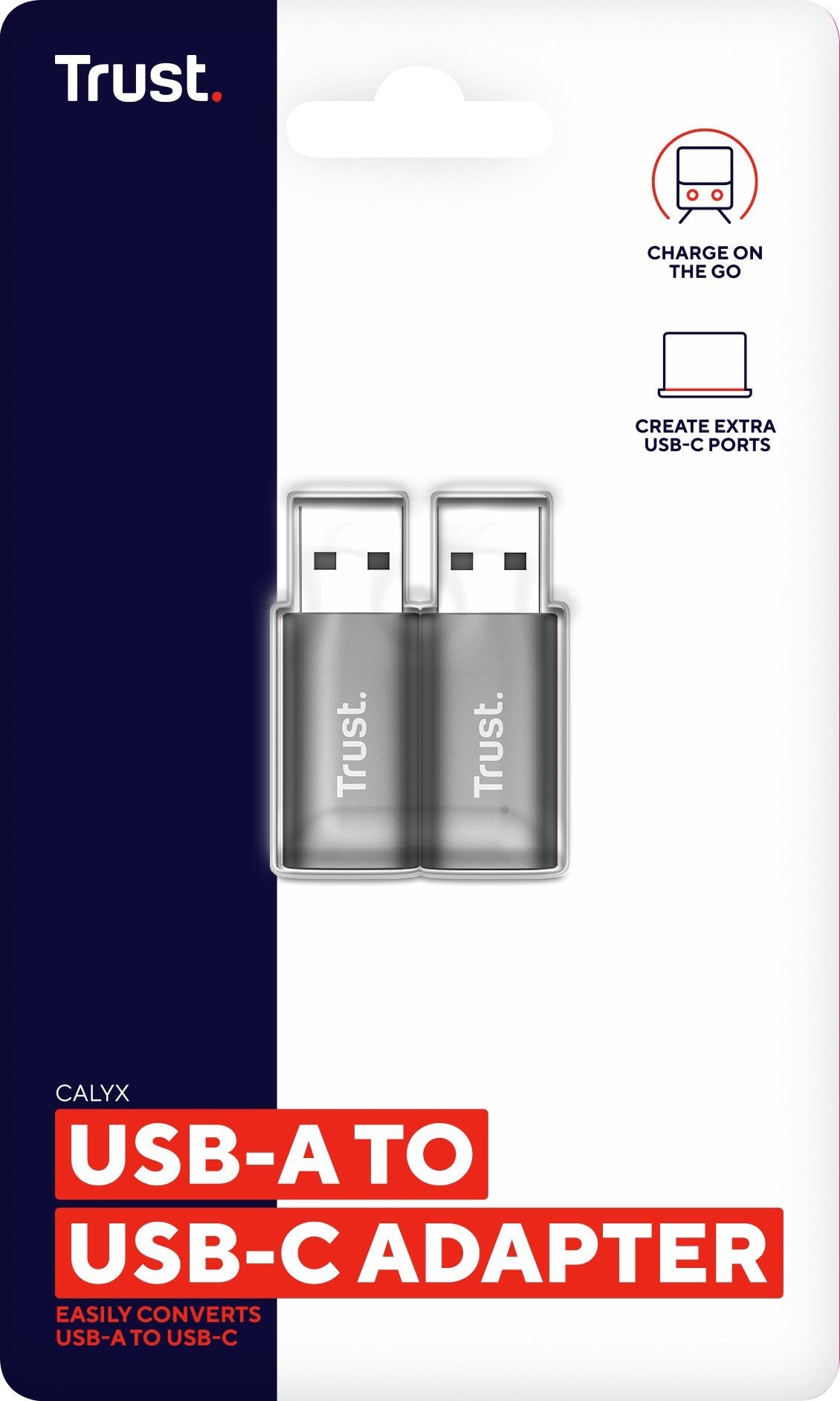 EAN 8713439255737 - Trust Calyx USB Type-C USB Type-A Gris imagen 6
