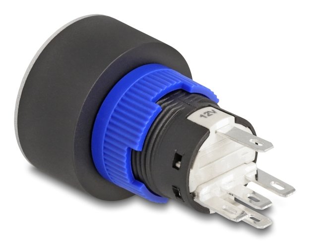 Drucktaster Zum Einbau 22 Mm 5 X Lötanschluss Taster Flach Kunststoff Led Weiss